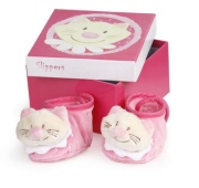 babyslofjes 'poes' met doos