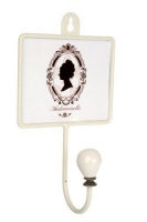Creme metalen haak Mademoiselle