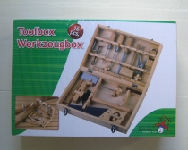 Houten kinder gereedschapskist