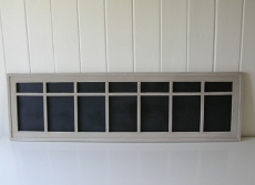 houten zevendagen krijtbord beige