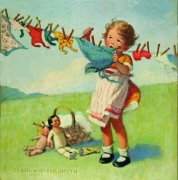 jws 1 girl hanging laundry