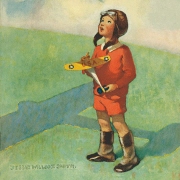 jws 46 boy with toy airplane