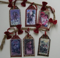 Kerstslinger labels