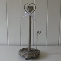 Rattan keukenrolhouder Hart