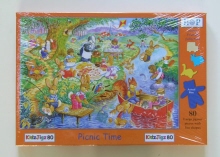 Kinderpuzzel Picnic Time 80 stukjes