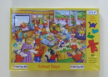 Kinderpuzzel School Days 80 stukjes