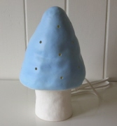 lamp paddestoel lichtblauw 