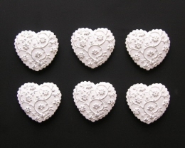 Set magneten stenen hartjes