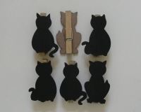Set memoknijpertjes Poes