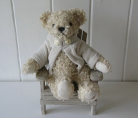 pomme-pidou knuffelbeer creme jas 