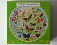 Puzzel Butterflies of Australia rond