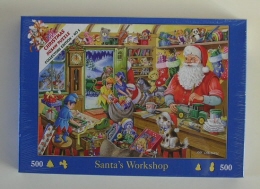 Puzzel Santa´s Workshop 500st