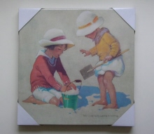 Schilderij Jessie Willcox Smith Bucket and Spade
