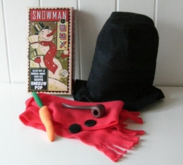 Sneeuwpop aankleedset