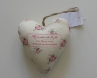 Stoffen hart creme