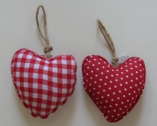 Stoffen harten rood