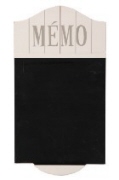 Whitewash  memobord 'Mémo' sks