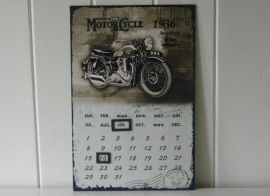 Vintage kalender Motor