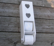 wit houten wcrolopberger hart